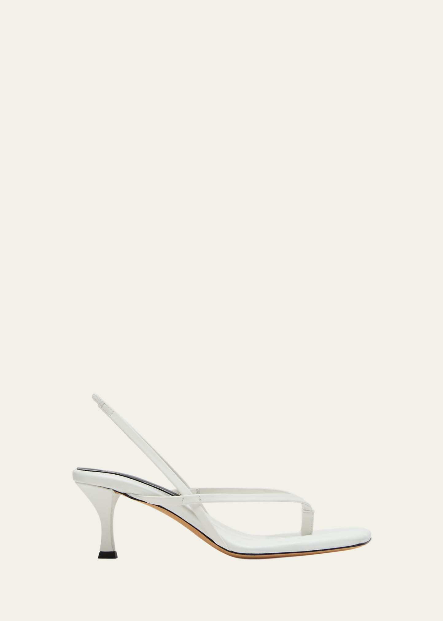 Proenza Schouler Square Thong Leather Sandals | Bergdorf Goodman