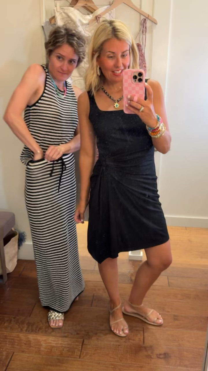 These Loft outfits are winners!! 

My Sizing:
Paisley dress - small petite
Black twist dress - small petite
Stripe set - top xs & skirt 2
Eyelet Dress - xs petite 
T-shirt dress - xs
Tank - xs
Jeans - 25P
Sweater - xs

#LTKdayinmylife #LTKmomlife #LTKOver40