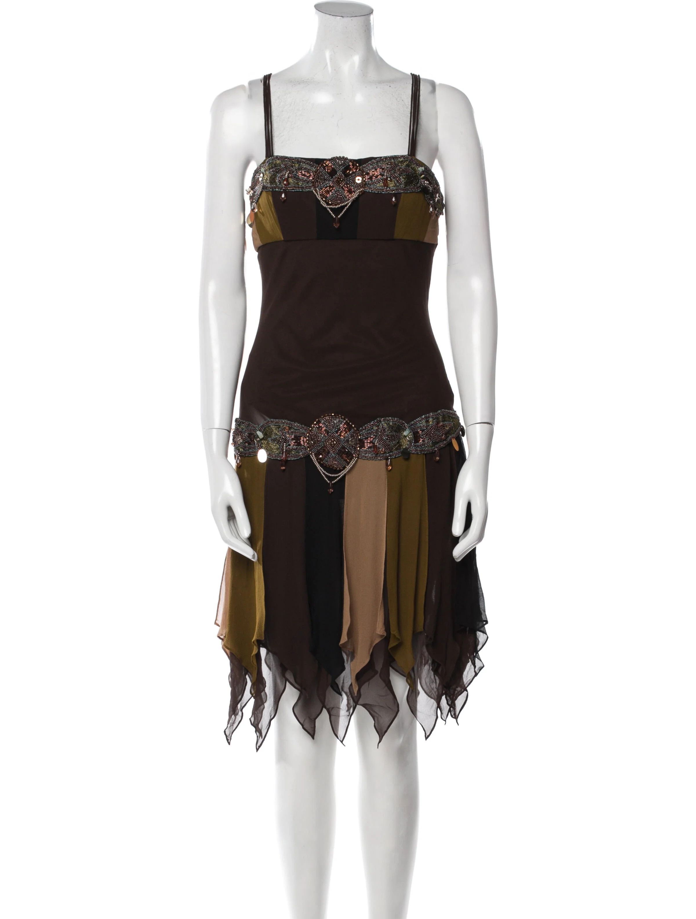 Silk Knee-Length Dress | The RealReal