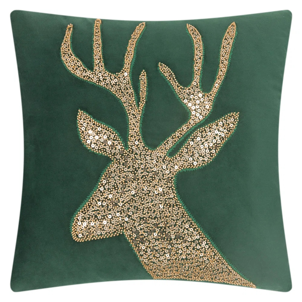 Sequined Velvet Pillow Cover | Wayfair North America