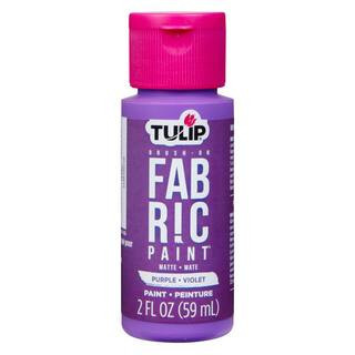 Tulip® Matte Brush-On Fabric Paint in Purple | 2 fl oz | Michaels® | Michaels Stores