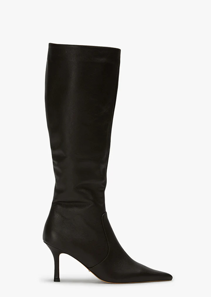 Shaq Chocolate Venice Calf Boots | Heels | Tony Bianco USA | Tony Bianco US