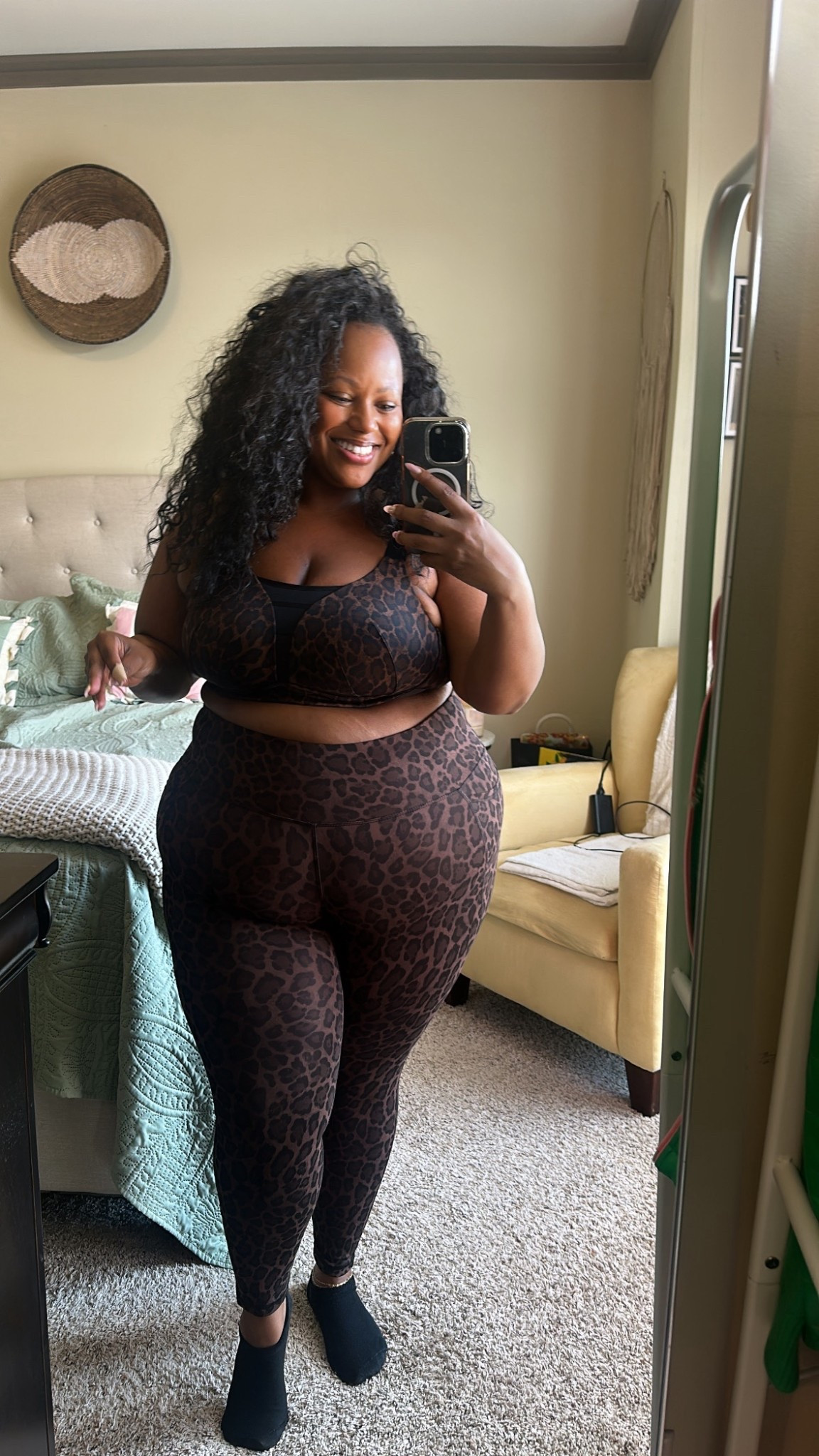 Plus size active wear done right! Loving this leopard set!! 

#LTKMidsize #LTKPlusSize #LTKActive