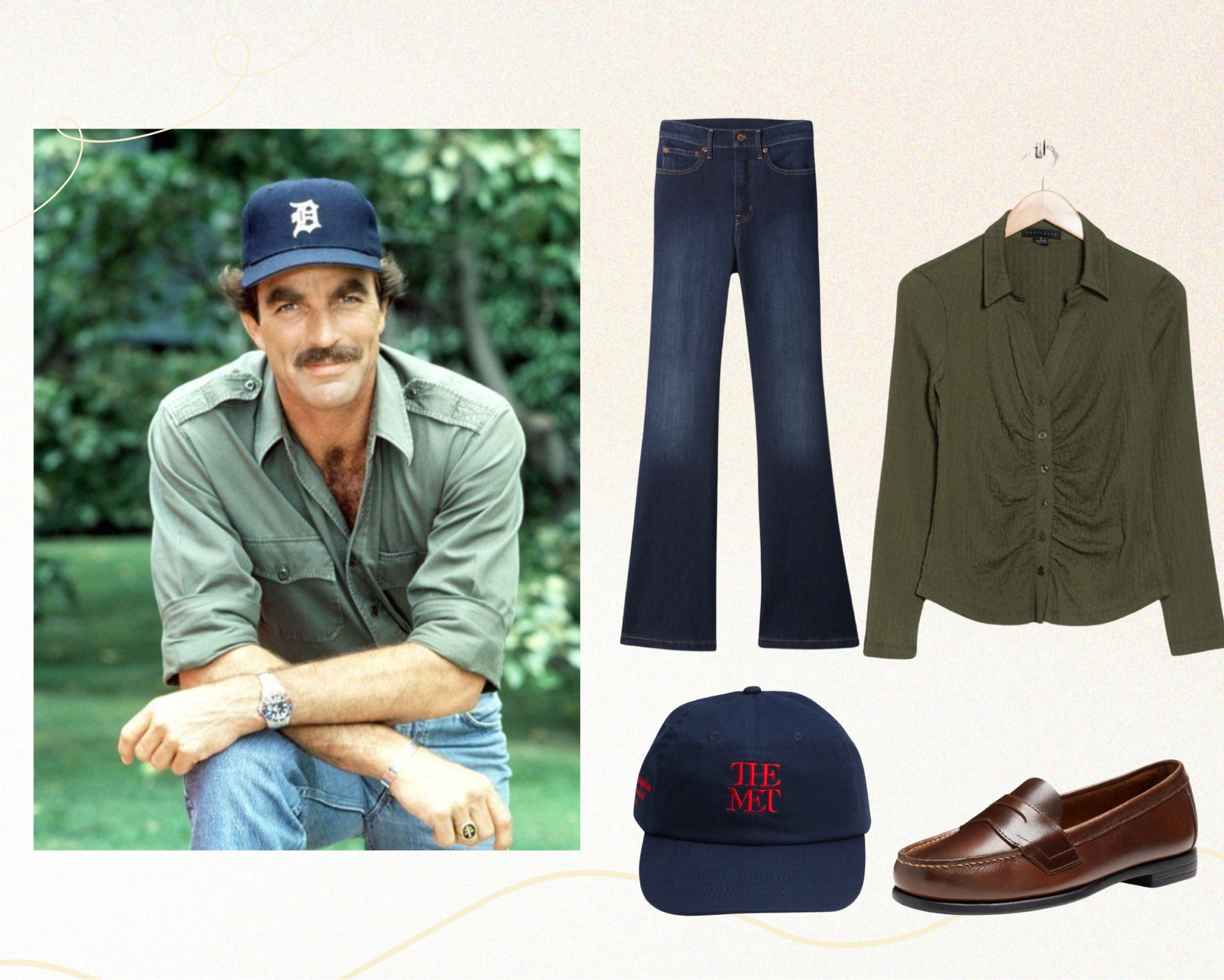 Tom Selleck Outfit Inspiration  

#LTKSeasonal