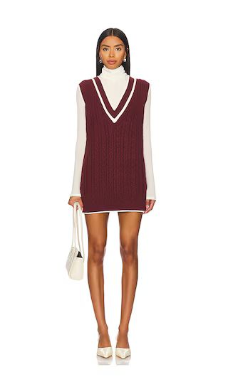 Cambridge Vest in Burgundy | Revolve Clothing (Global)