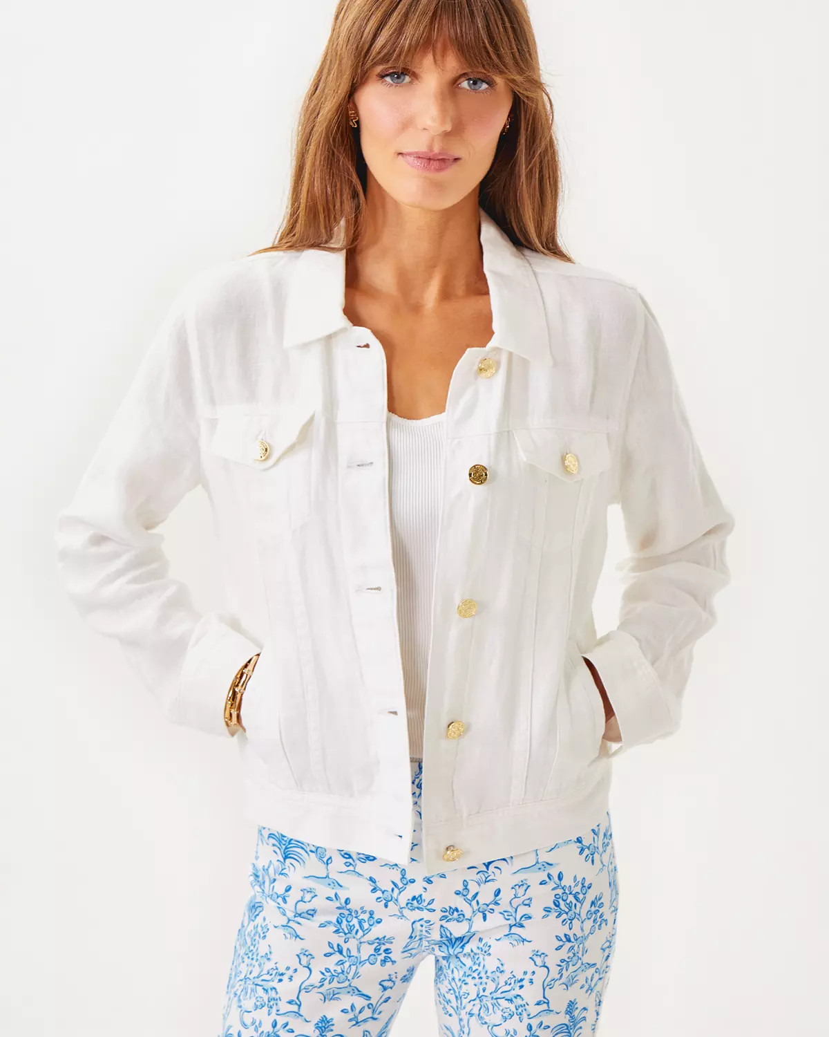 Seaspray Linen Jacket | Lilly Pulitzer