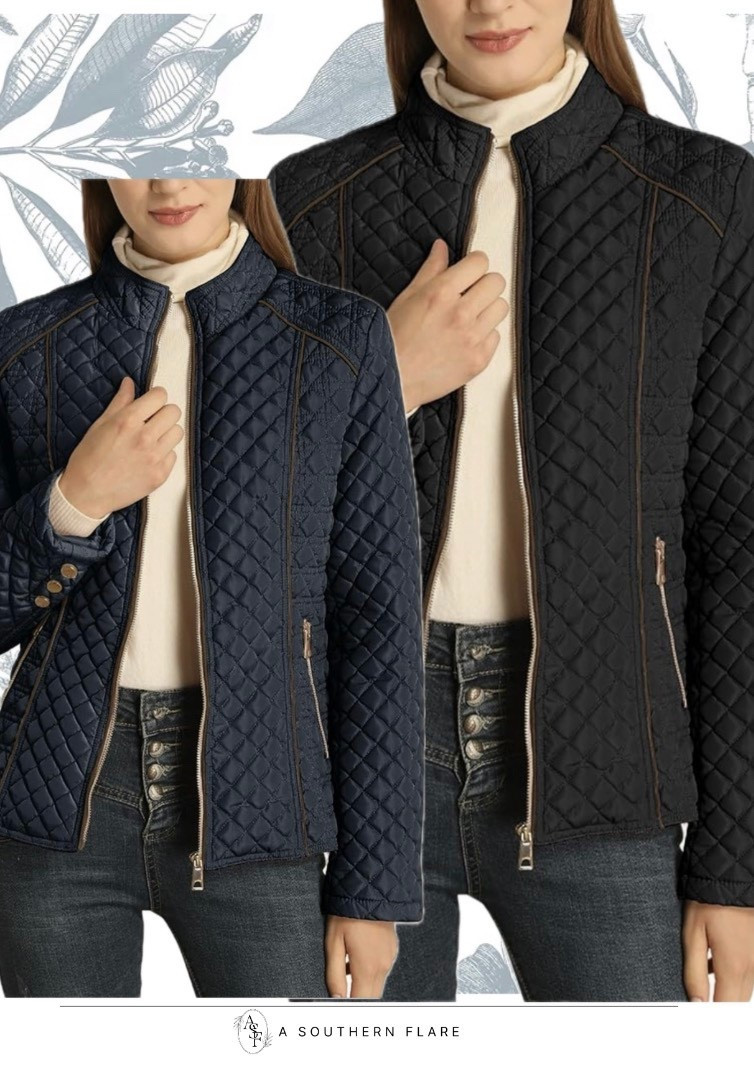 Stay cozy and stylish this season with these quilted puffer jackets. Perfect for layering, they'll keep you warm and fashionable. #fallfashion #wintercoats /14 color options 

#LTKFindsUnder100 #LTKWorkwear #LTKGiftGuide