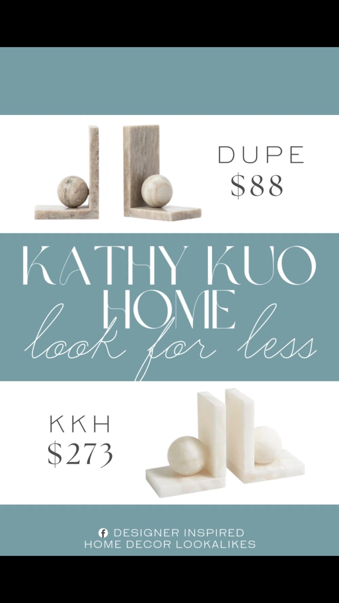Inspired by Kathy Kuo Home Alabaster Ball Bookends. Luxury Marble Bookends. Contemporary Stone Bookends. Sculptural Marble Bookends. Minimalist Marble Bookends. Decorative Stone Bookends. Elegant Marble Decor.  

Home more affordable option find copy cat similar look for less budget friendly affordable cheap cheaper beautiful pretty. Clearance sale coupon code discount code promo code luxury lookalike look a like Inspo inspiration inspired by idea ideas Love like these? I share multiple every day in my FB group.
#kathykuohomeinspired #marblebookends #moderndecor #homeaccents #marblestyle #decorativeaccent #decorinspo #luxuryliving #chicdecor

#LTKHome