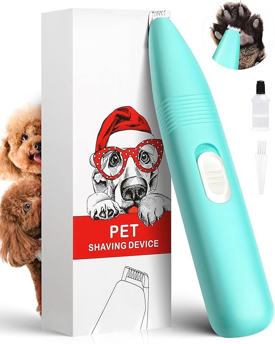 Dog Grooming Clippers, Dog Paw Trimmer with Detachable Ceramic Blade for Trimming Small Areas of ... | Amazon (US)