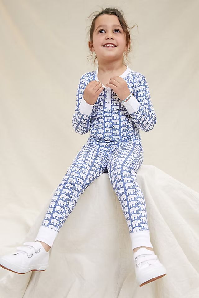 Roller Rabbit Elephant Kids Pajama Set | Anthropologie (US)