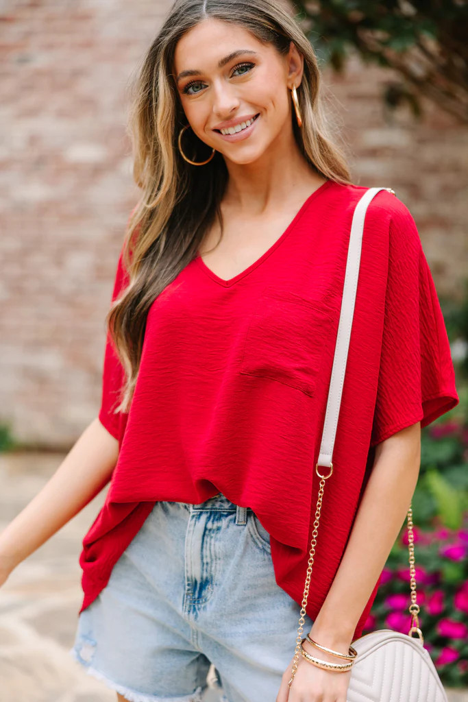 Couldn't Be Better Red Top | The Mint Julep Boutique