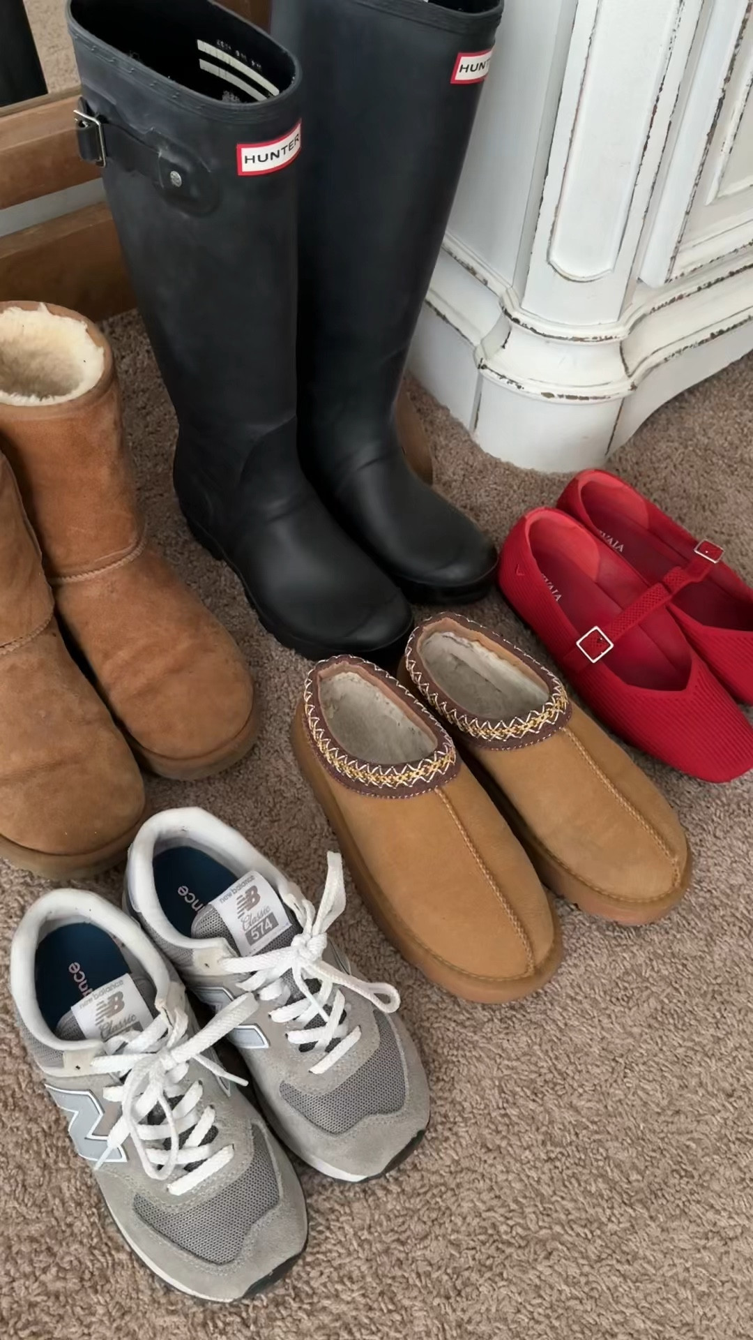 Fall shoes, shoes to wear this fall winter ready shoes fall to winter transition, boots, tennis shoes, and flats cute shoes for every day and to go with any outfit UGG short boots, Hunter rain boots, new balance shoes, my favorite pairs of shoes to wear every day


#LTKGiftGuide #LTKWatchNow #LTKShoeCrush