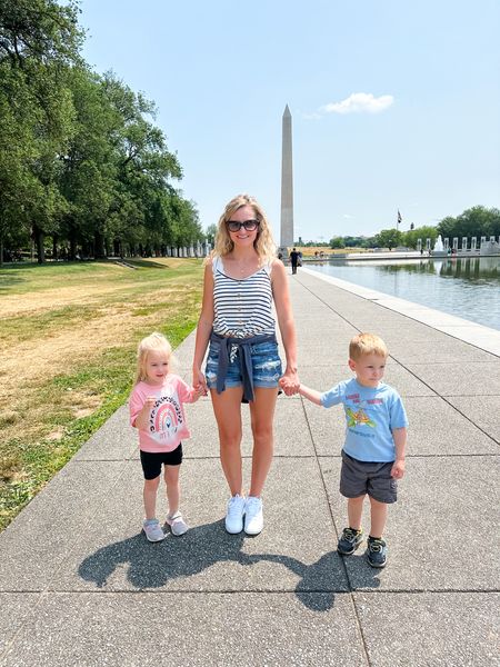 Touring Washington DC with my mini-me’s 🤍
I’m wearing an XS top, size 2 shorts, size 6 shoes

#boygirltwins #twinoutfits #travel #outfitinspo #toddleroutfits #toddlerboyoutfit #toddlergirloutfit #whitesneakers #whiteshoes #traveloutfit #summeroutfit #tourist #momandkidoutfits 

#LTKfamily #LTKtravel #LTKkids