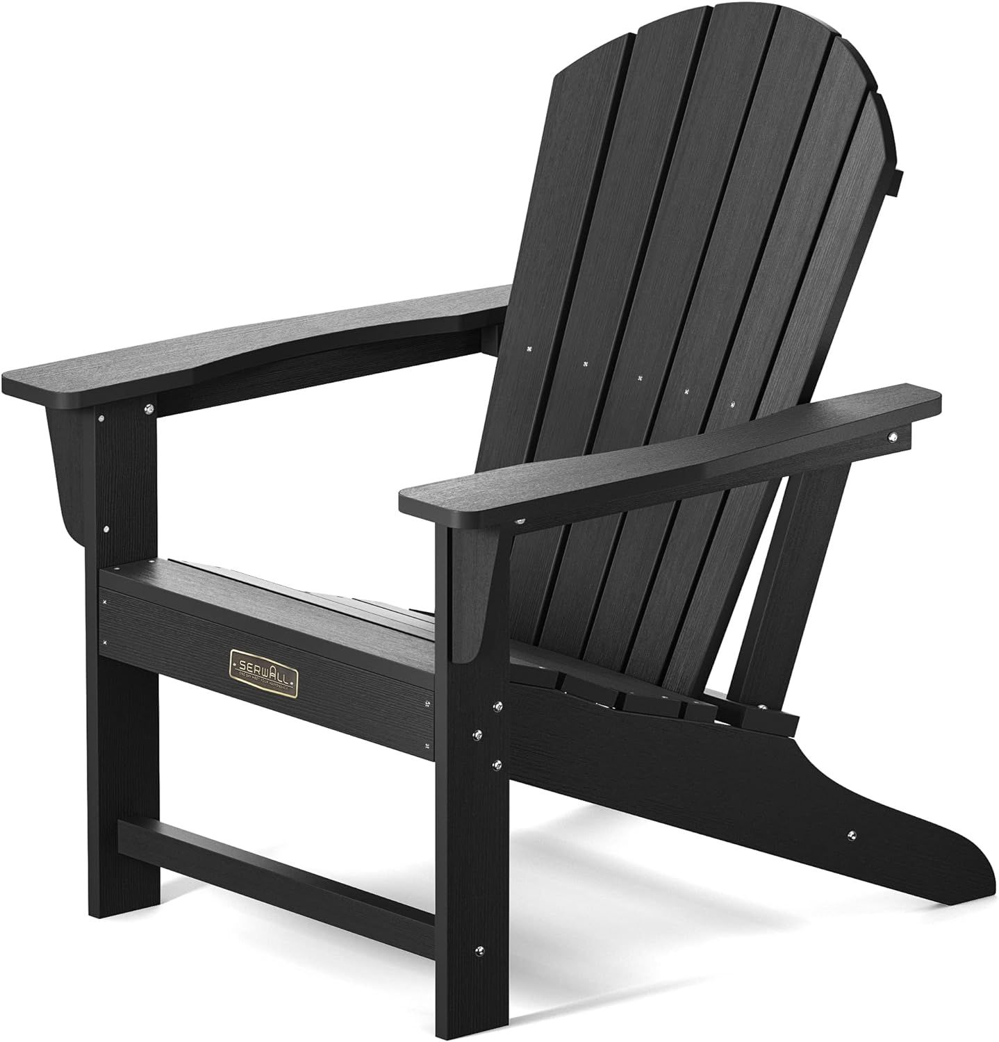 SERWALL Adirondack Chair | Adult-Size, Weather Resistant for Patio Deck Garden, Backyard & Lawn F... | Amazon (US)