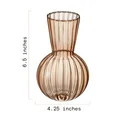 Beautiful 6.5" Fall Leaf Yellow Bubble Glass Vase by Drew Barrymore | Walmart (US)