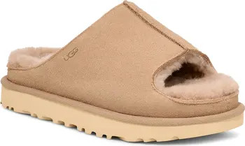 Greenport Genuine Shearling Lined Slide Sandal (Women) | Nordstrom