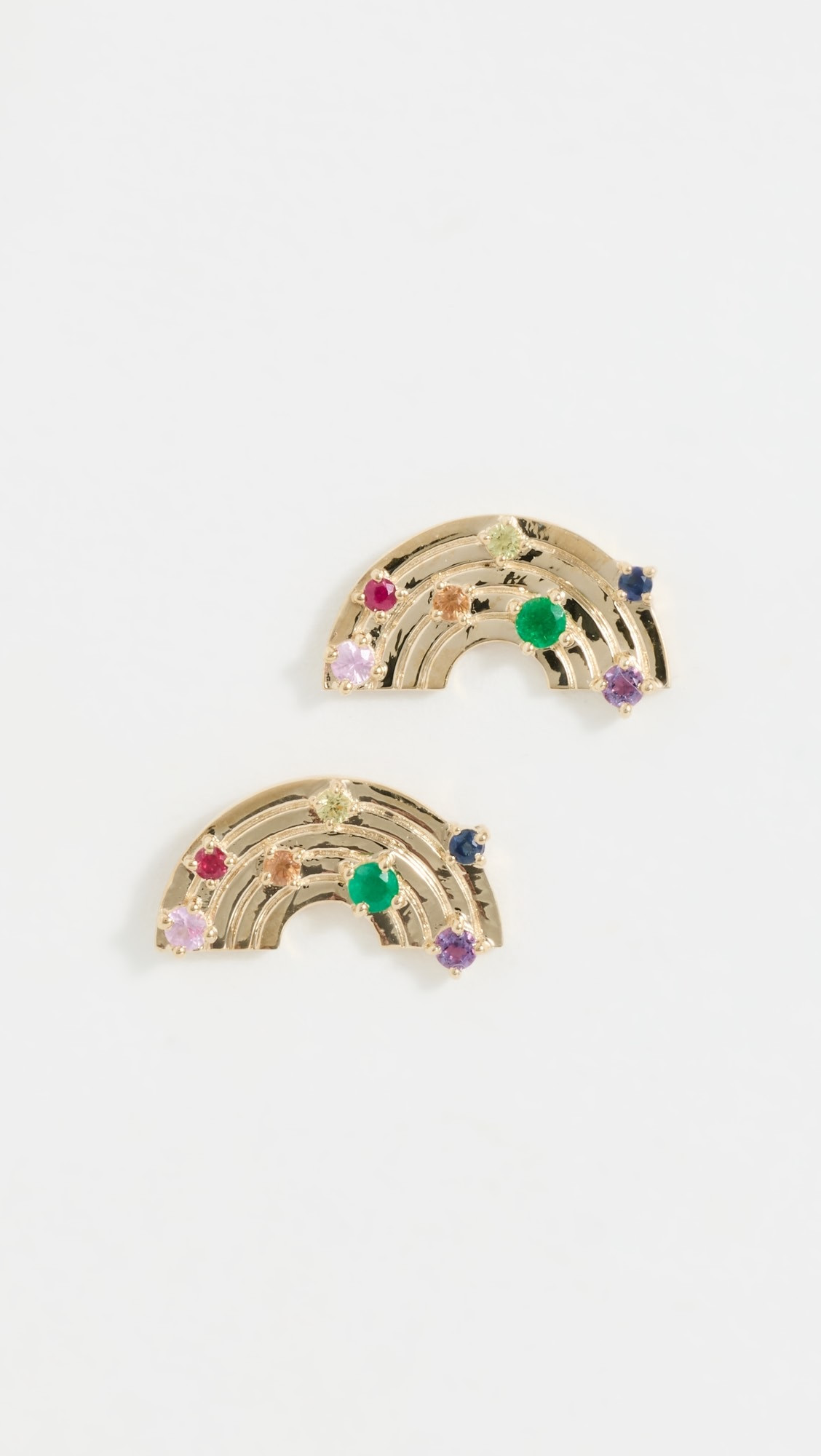 14k Rainbow Studs | Shopbop