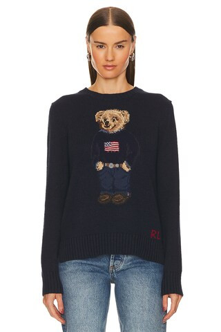 Polo Ralph Lauren Bear Pullover in Navy Multi from Revolve.com | Revolve Clothing (Global)