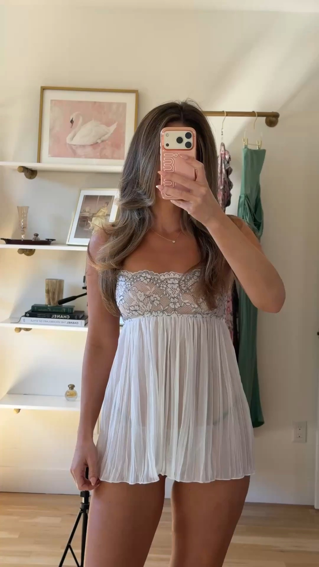 white babydoll lace-bodice with a pleated skirt new victoria secret lingerie 🤍

wearing smalls & mediums on bottoms

lingerie, matching sets, underwear, bra, panties, nighty, pjs, Victoria’s Secret, intimates, babydoll, robe

#LTKselfcare #LTKSeasonal #LTKgrwm