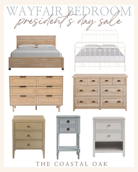 Coastal bedroom furniture on sale for wayfair Presidents’ Day 

Wood bed metal bed wood dresser cane dresser coastal furniture beach house nightstand wood blue 

#LTKsalealert #LTKhome #LTKstyletip