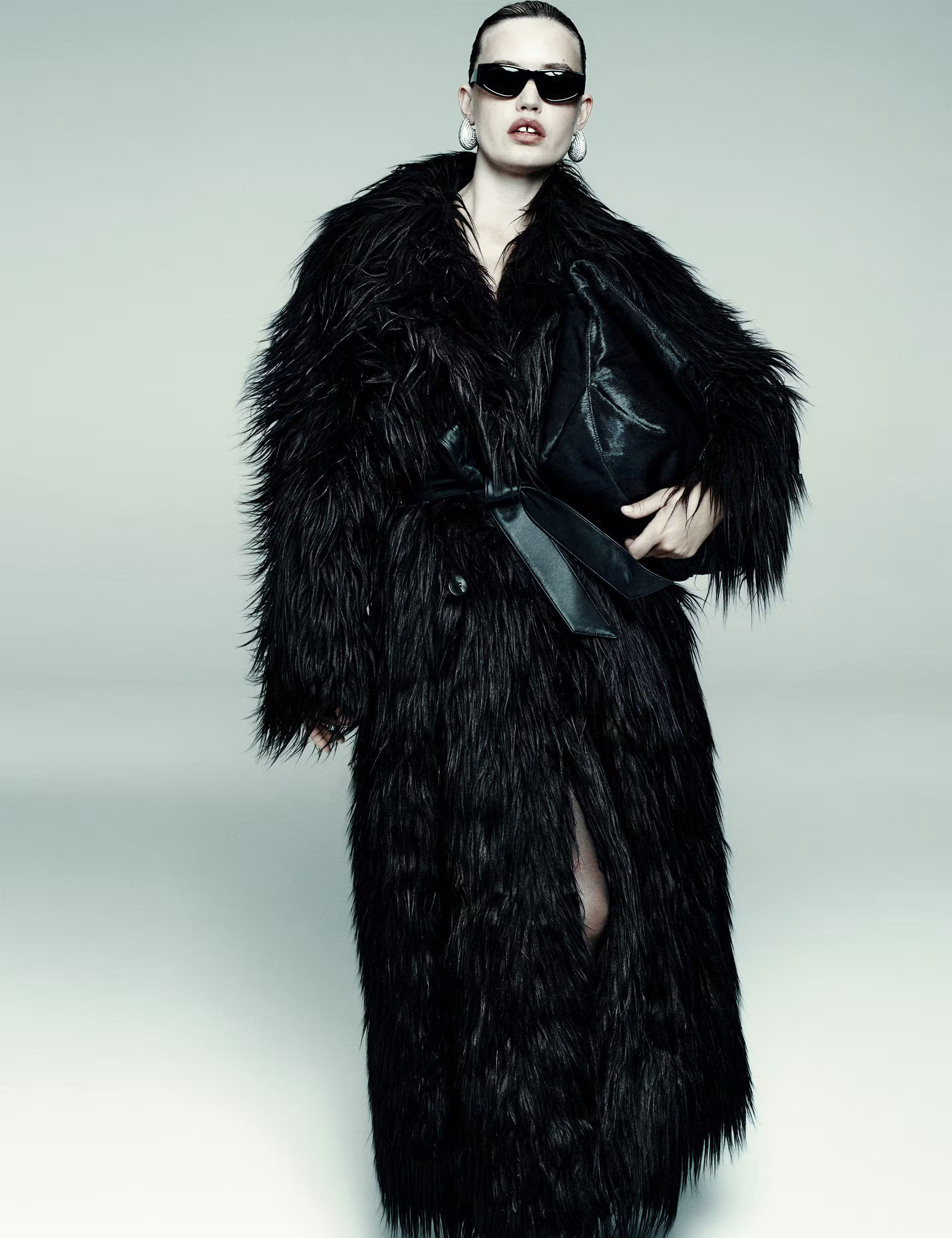 Faux Fur Collared Longline Trench Coat | Marks & Spencer (UK)