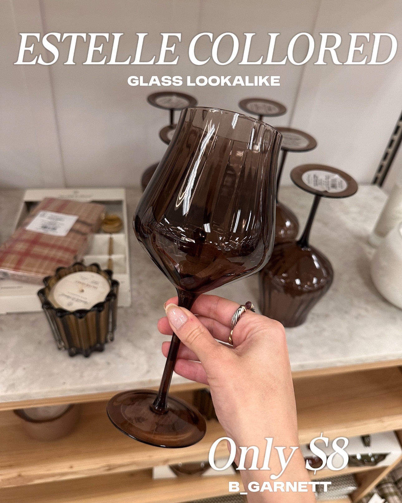 New lookalike for my Estelle Colored Glass Amber Smoke wine glasses but these are only $8 and they are ribbed. They would make an excellent host gift idea. Linked both sets

Estelle colored glass | amber glass | host gift | hostess gift | amber glass | look for less 

#LTKautumn #LTKFindsUnder50 #LTKHome
