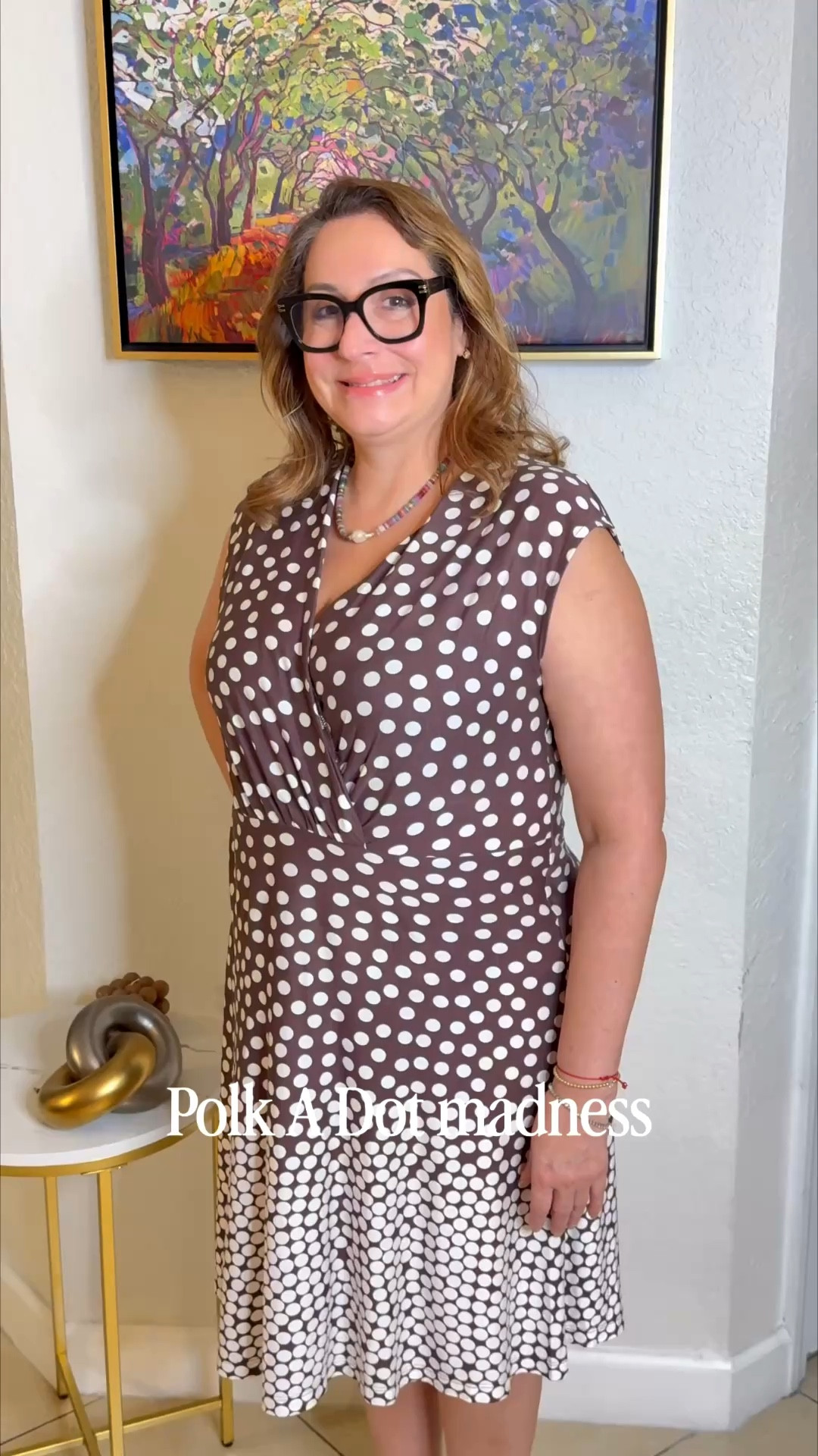 Polka dots aren’t just back, they’re making a strong statement this season.  If you’ve been following along, you know I’ve been talking about how this classic print is trending big for spring. What makes polka dots so powerful? They bring instant polish, movement, and a touch of playfulness to any look without ever feeling dated.

This brown-toned dress is proof that polka dots can be chic, modern, and totally wearable for everyday style. A timeless print reimagined for now 

Are you wearing polka dots this season?



#LTKootd #LTKOver40 #LTKMidsize