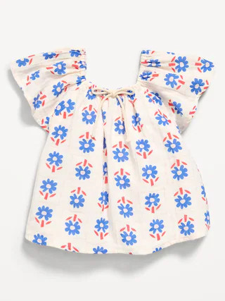 Printed Double-Weave Top for Toddler Girls | Old Navy (US)