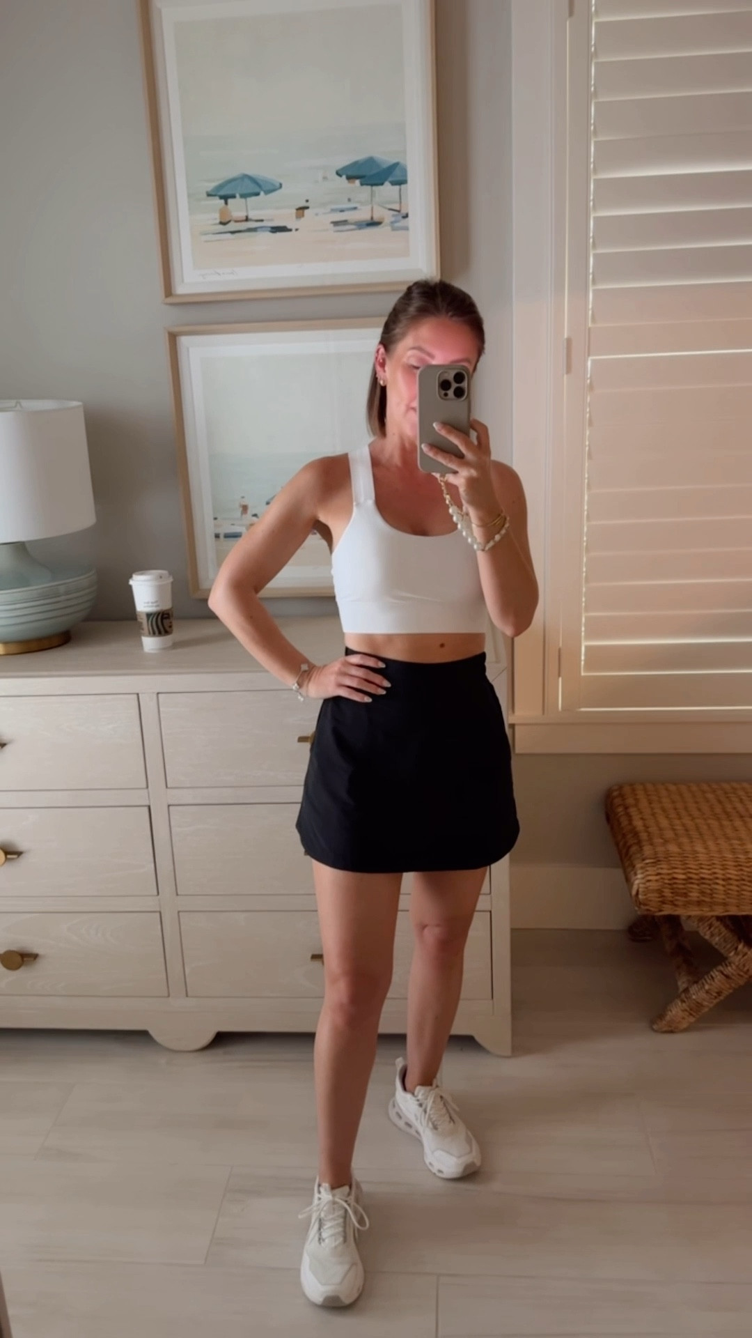 Small sports bra / XS athletic skort 

#LTKActive #LTKSaleAlert #LTKPetite