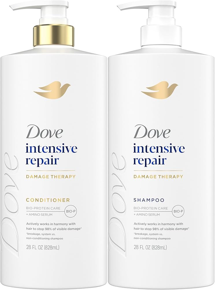 Dove Shampoo Intensive Repair 28 Fl oz Conditioner Intensive Repair 28 Fl oz | Amazon (US)