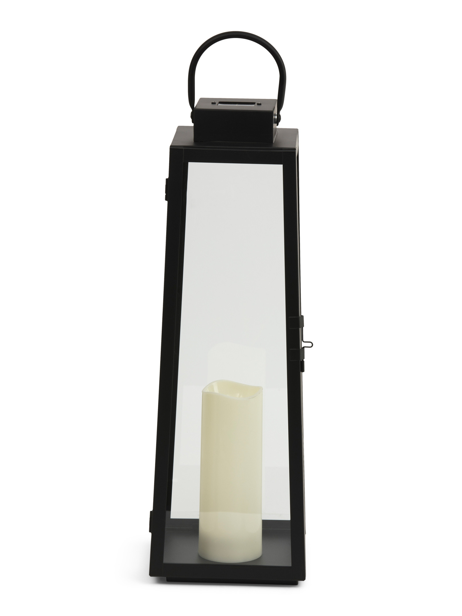 7x21.75x7 Outdoor Extra Large Metal And Glass Solar Lantern | Home | Marshalls | Marshalls