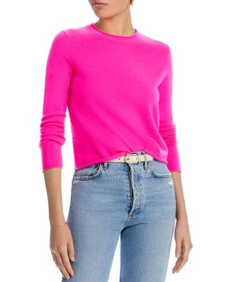 Rolled Edge Cashmere Sweater - Exclusive | Bloomingdale's (US)