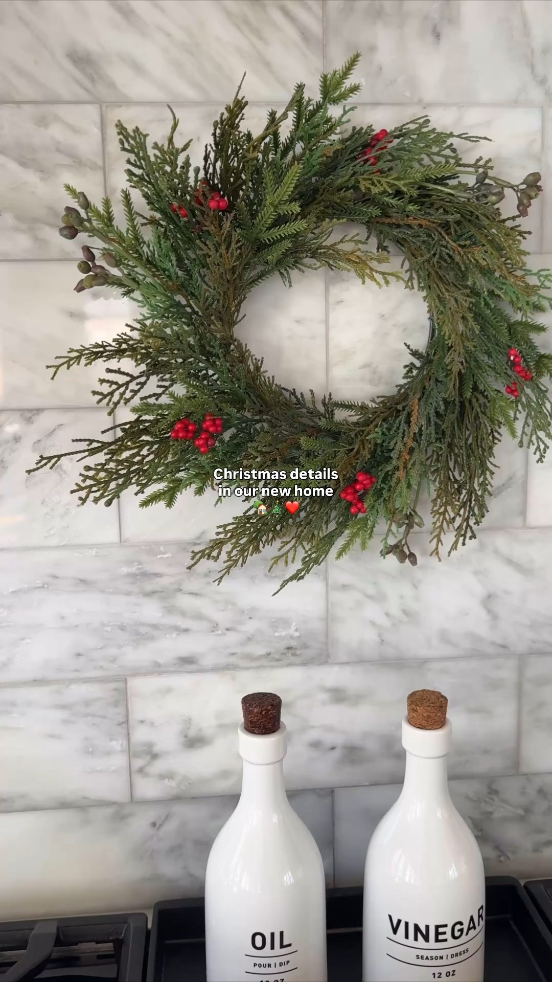 Christmas details in our new home ❤️ linked as much Christmas decor I could! Garland & gold bells are from hobby lobby 

#LTKHoliday #LTKHome