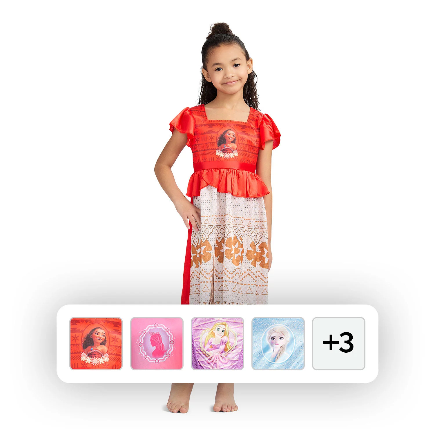 Character Kids Fantasy Gown:- Moana, 8 | Sam's Club