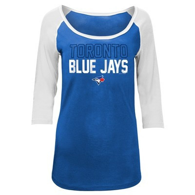 MLB Toronto Blue Jays Women's Play Ball Fashion Jersey - XS | Target