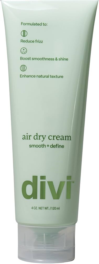Divi Air Dry Styling Cream for Curly, Wavy & Frizzy Hair, Smooths, De-Frizzes, & Defines Strands ... | Amazon (US)