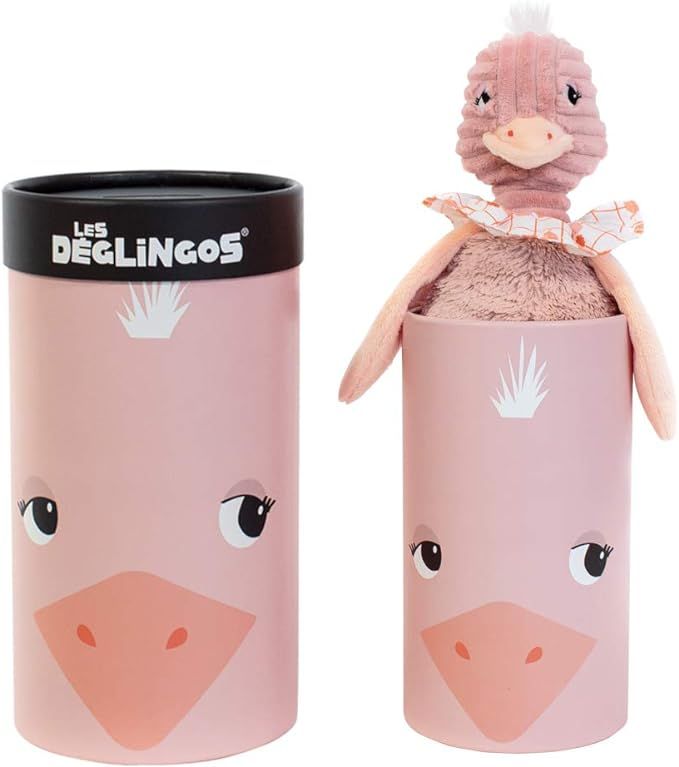 Deglingos Big Simply Pomelos - Ostrich In Box Plush Toy Pink | Amazon (US)
