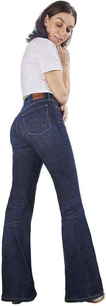 Wrangler Women's Bespoke Madilyn High Rise Flare Jeans | Amazon (US)
