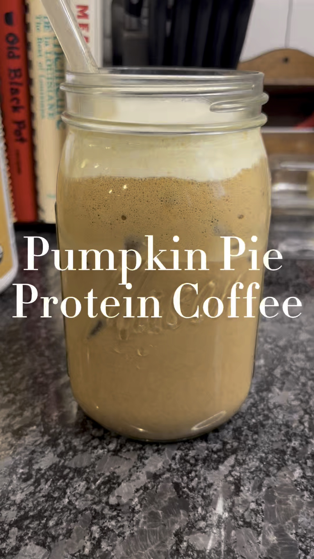 Blend together:
✨ Boobie Superfoods vanilla cookie 1 scoop
✨ instant espresso 
✨milk
✨ tsp of pumpkin pie spice
Froth:
✨pumpkin spice creamer
✨heavy cream


#LTKWatchNow #LTKFamily #LTKSeasonal