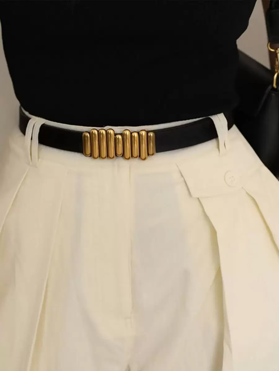 1pc Women Geometric Decor Belt Summer, School Fall, Autumn, Halloween | SHEIN