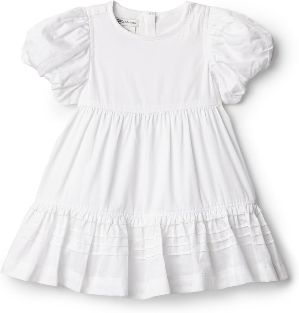 Amazon Essentials x Sofia Grainge Toddlers and Baby Girls' Puff Sleeve Dress | Amazon (US)