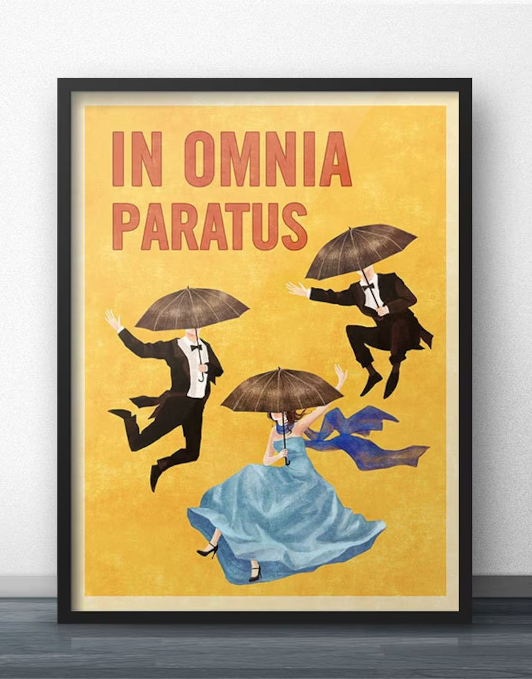 In Omnia Paratus Poster - Vintage Retro Style Art | Etsy (US)