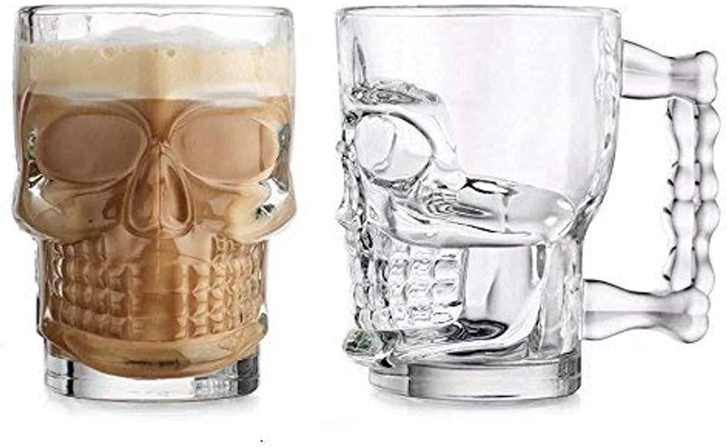 King International Skull Beer Mug|  Glass Beer Draft Mug Glasses | Walmart (US)