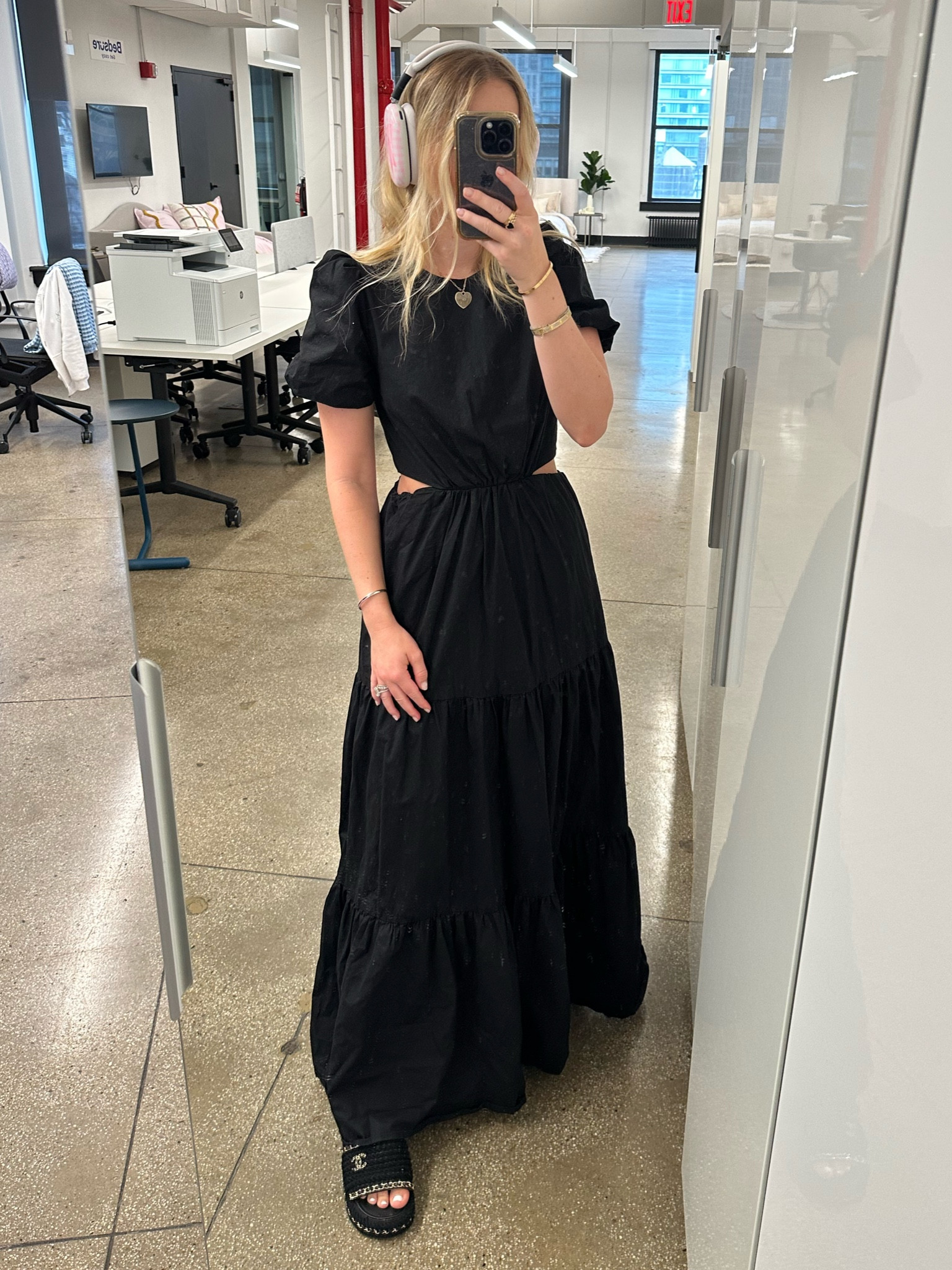 Perfect black dress for work 

Cut out dress, long black dress

#LTKstyletip #LTKfindsunder100 #LTKworkwear