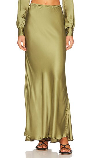 Daphne Maxi Skirt in Hush | Revolve Clothing (Global)