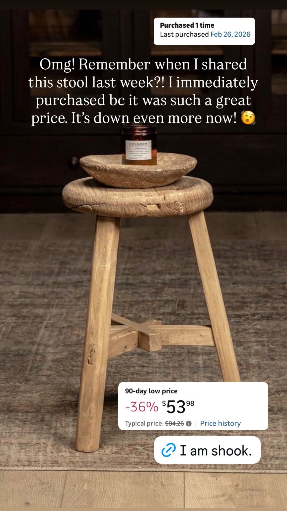 Run! These vintage stools usually go for $200-300! 

Amazon home, Amazon find, stool, home decor, spring decor 

#LTKHome #LTKSaleAlert #LTKSpringSale