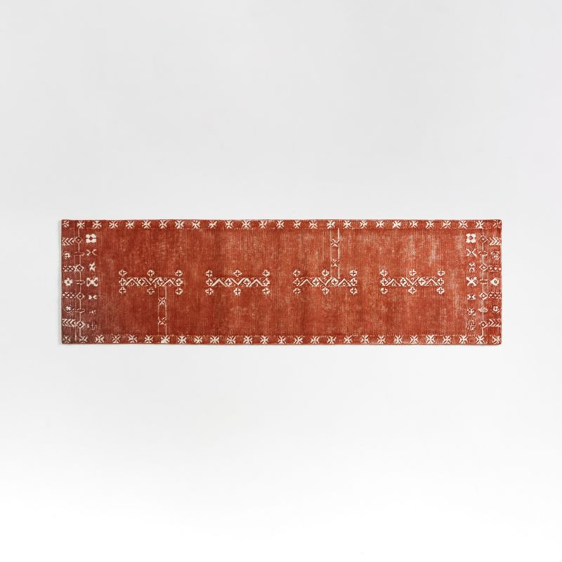 Erria Clay Rug 2.5'x9' + Reviews | Crate & Barrel | Crate & Barrel