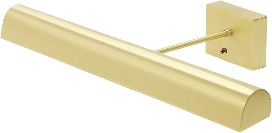 BTLED24-51 Traditional LED Battery Operated 3.2W 88-Lumen 3000K Picture Light, Satin Brass Finish | Amazon (US)