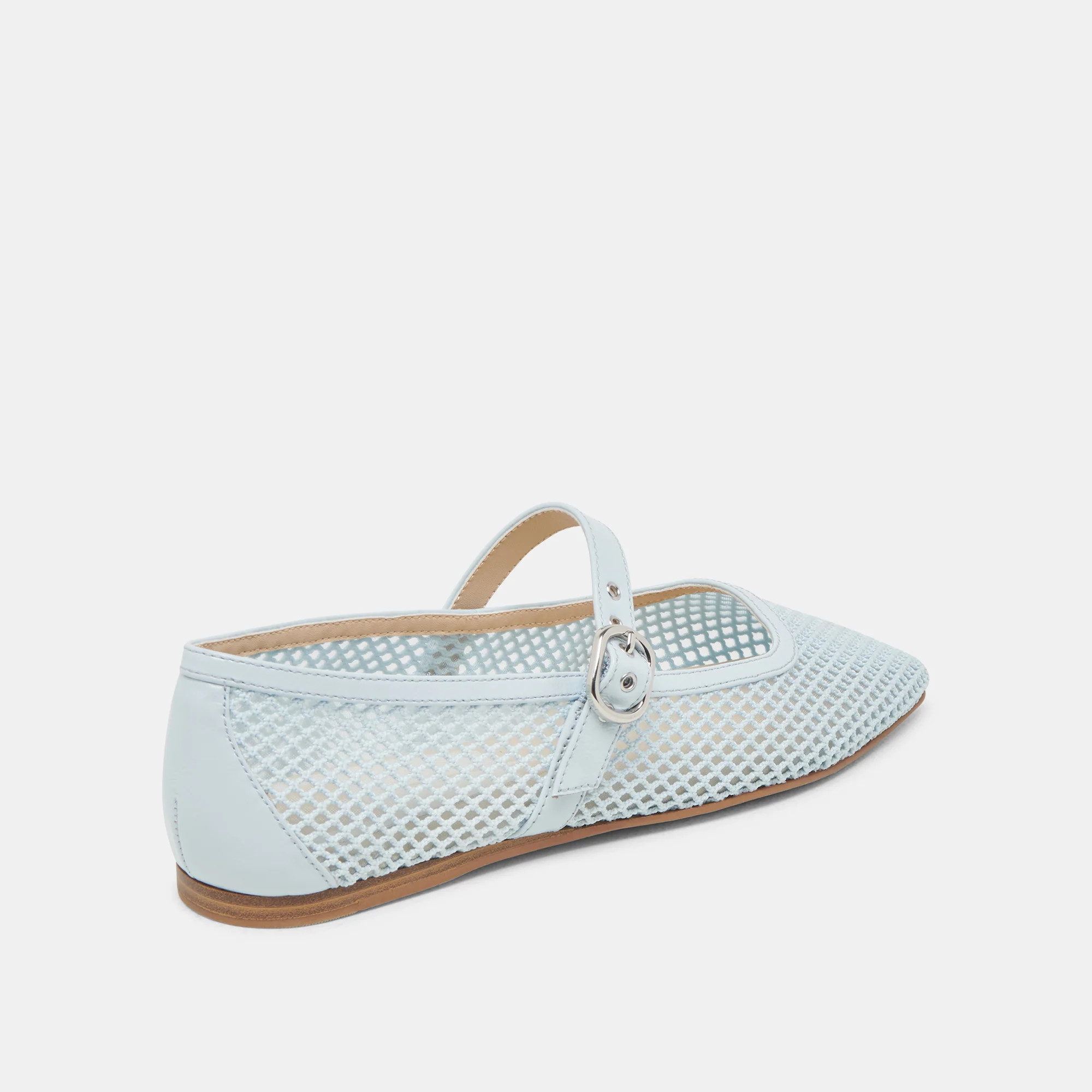 Rodni Mesh Ballet Flats Light Blue Mesh | DolceVita.com