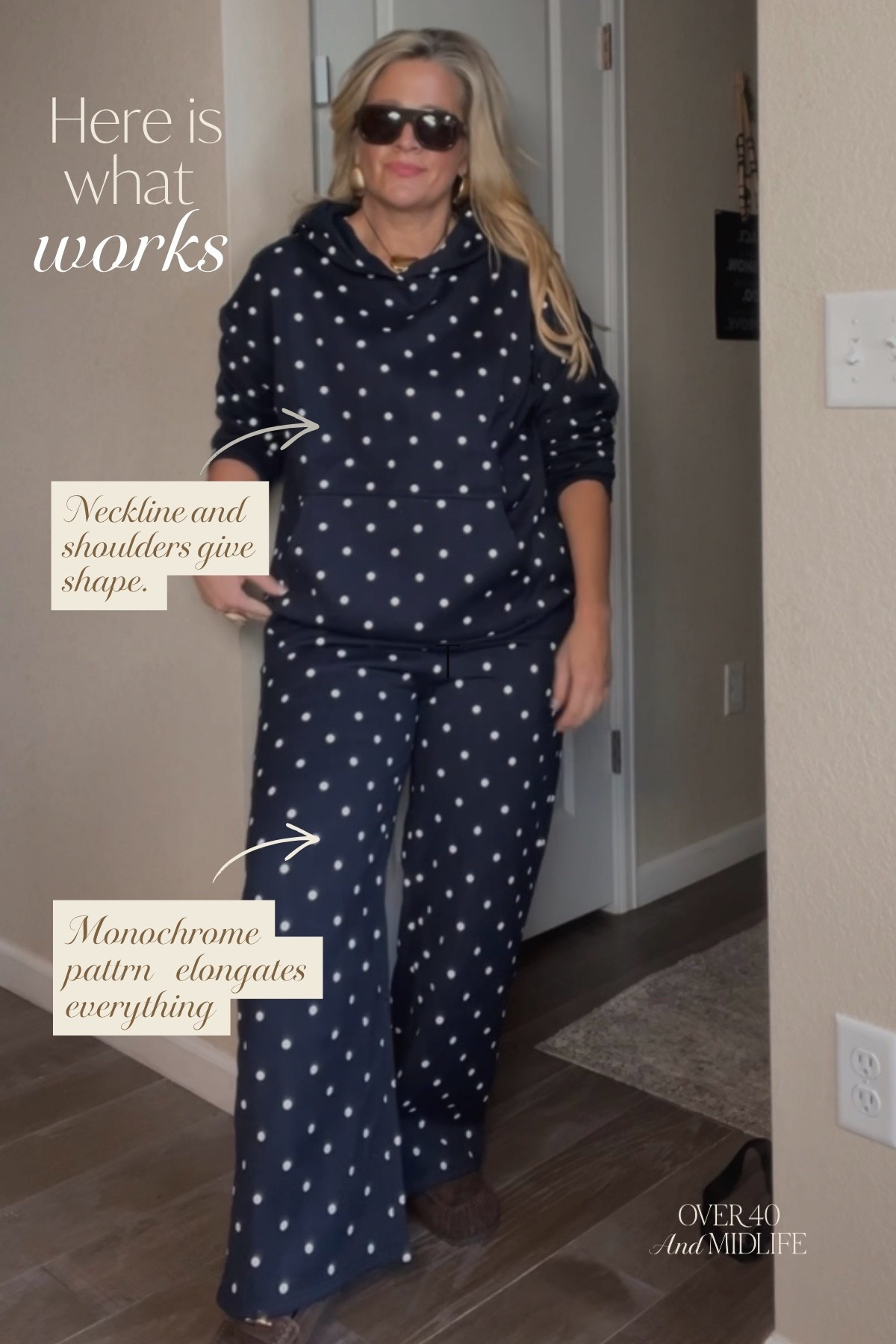  ✨Tap the bell, save and ❤️ for over 40 fashion, midlife style, midsize fashion and luxury looks for less. 

I used to think my outfits stopped working…

Same pieces. Same effort.
But somehow everything felt off.

The pants that should’ve been flattering… weren’t.
The dresses that looked easy… made me feel bigger.

And I couldn’t figure out why.

It wasn’t my body.
It was the way everything was sitting on it.

No structure.
No balance.
Nothing creating shape.

Once I started making small changes… everything shifted.

Adding a little lift.
Letting fabric skim instead of cling.
Balancing the proportions.

That’s it.

This is Outfit Physics.
And once you see it… you can’t unsee it.

Save this so your outfits actually work 🤍
Comment STYLE and I’ll send you my go-to pieces

👑 Helping you look good, feel good
– Lindsey Denver

Spring looks, Midlife style for real women who want to feel confident again. Over 40 fashion and over 50 style that works with changing bodies, perimenopause shifts, and real life. Think midsize fashion, Gen X style and up, body confidence, and mom outfits that feel polished, comfortable, and elevated...because style over 45 and over 50 should feel effortless, not stressful. 


Follow my LTK @Over40andmidlife on the @shop.LTK app to view this post and get my exclusive app-only content!

#liketkit #LTKPlusSize #LTKOver40 #LTKMidsize
@shop.ltk
https://liketk.it/6ar1V